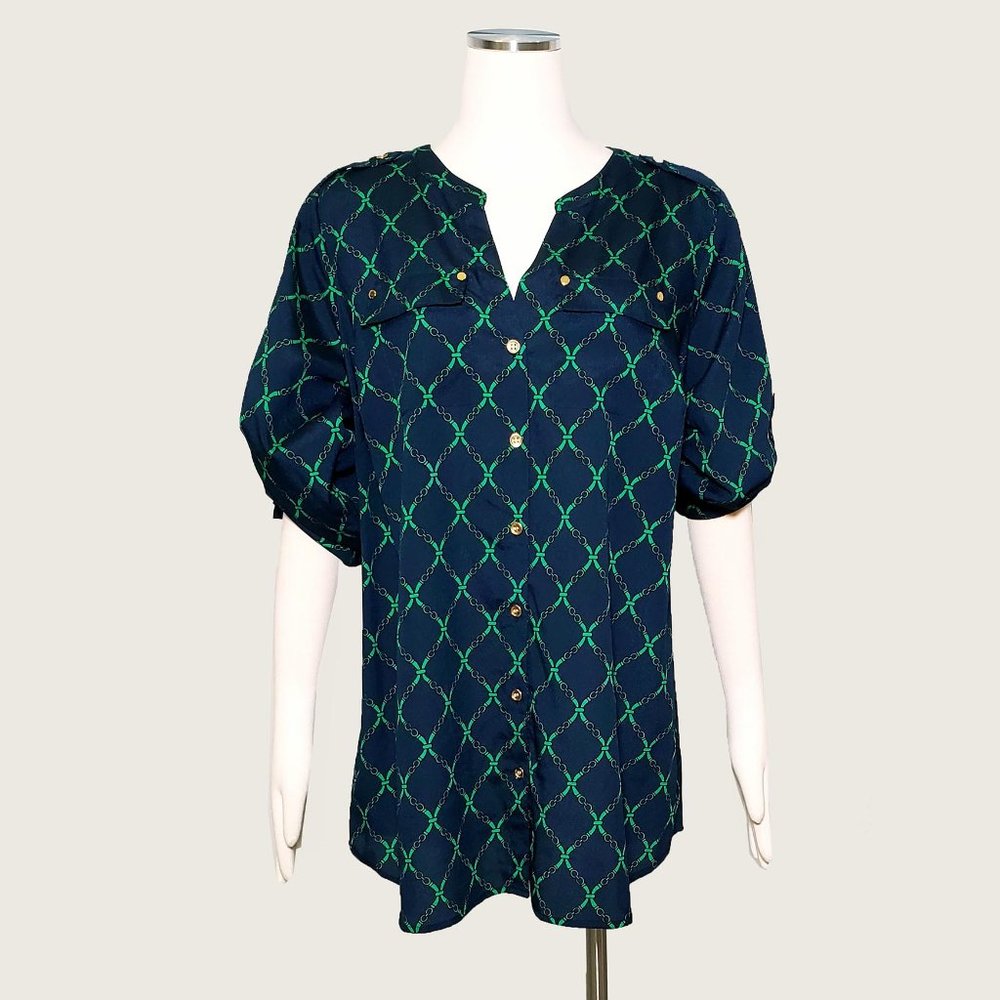 Charter Club Woman Cable Blouse